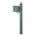 Special Lite Traditional Curbside with Springfield Mailbox Post, Verde Green SCT-1010_SPK-710-VG